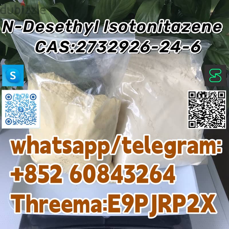 +852 60843264N-Desethyl lsotonitazene   CAS:2732926-24-6 whatsapp/tele 9