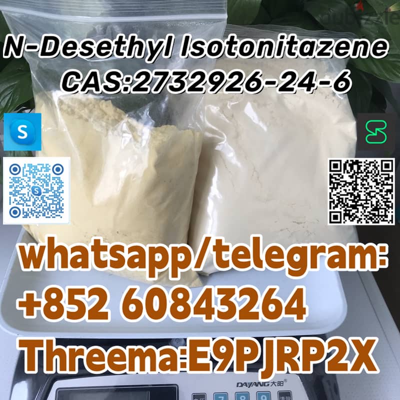 +852 60843264N-Desethyl lsotonitazene   CAS:2732926-24-6 whatsapp/tele 11