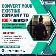 Unlock Full Control: Convert Your Existing Company to 100% Ownership!