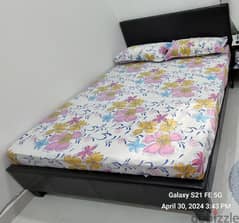 PAN EMIRATES  QUEEN SIZE (2.00X1.45x 0.45) BED with AL RAHA MATTRESS(S