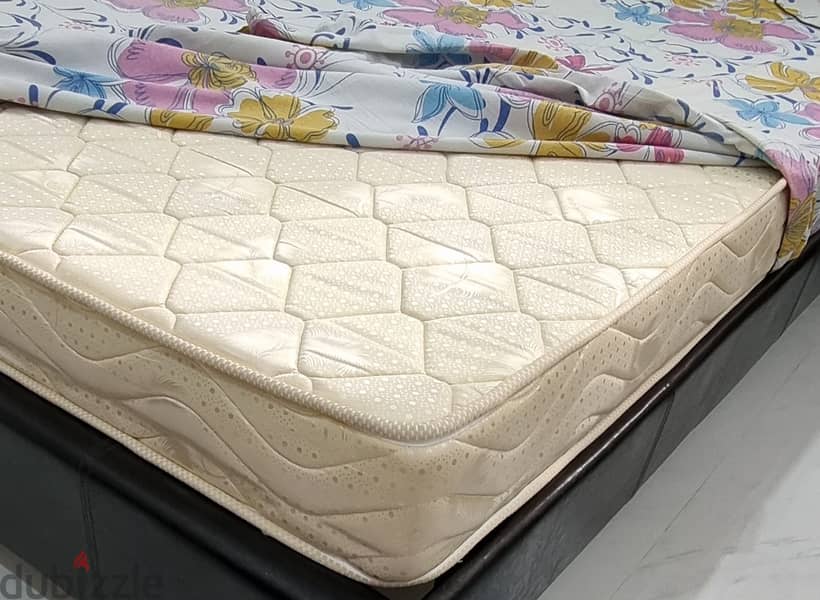PAN EMIRATES  QUEEN SIZE (2.00X1.45x 0.45) BED with AL RAHA MATTRESS(S 2