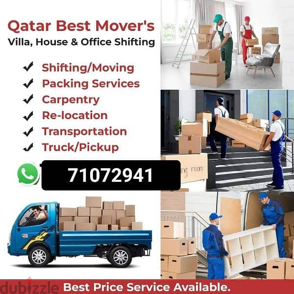 We do Less Price Professional Qatar Moving & Shifting 0