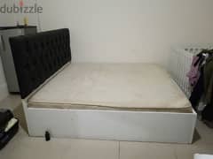 bed base with mattress
