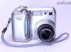 Nikon COOLPIX 4300 4.0MP Digital Camera  Silver W Strap  Works! 0