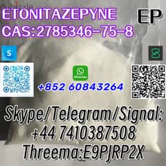 ETONITAZEPYNE  CAS:2785346-75-8  Skype/Telegram/Signal: +44 7410387508