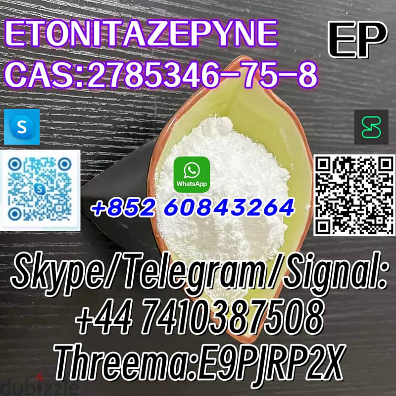 ETONITAZEPYNE  CAS:2785346-75-8  Skype/Telegram/Signal: +44 7410387508 1