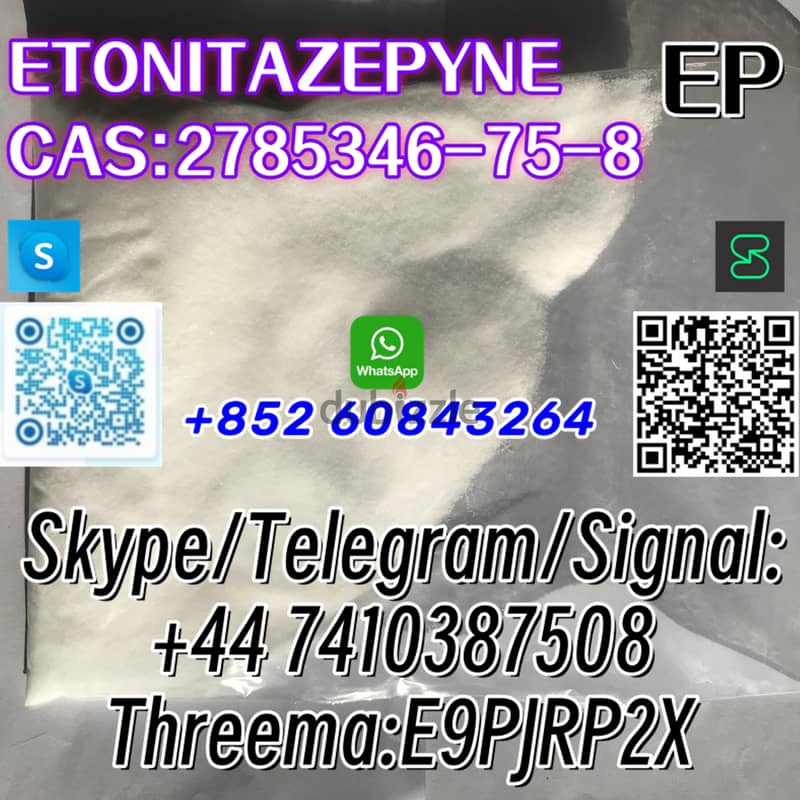 ETONITAZEPYNE  CAS:2785346-75-8  Skype/Telegram/Signal: +44 7410387508 2