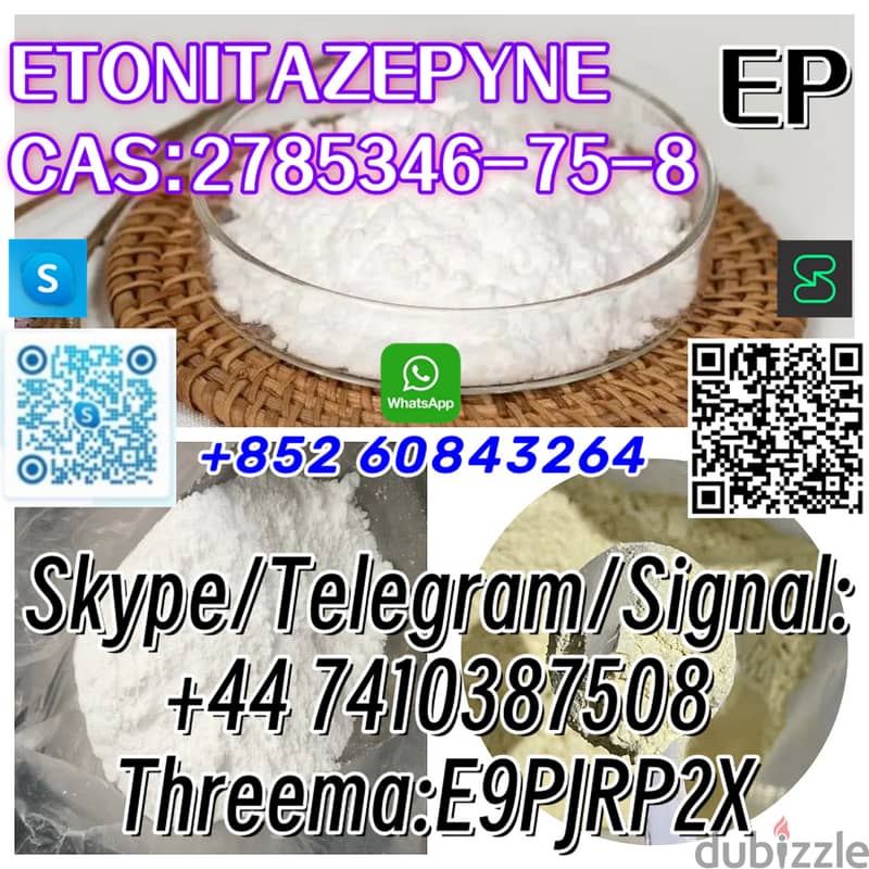 ETONITAZEPYNE  CAS:2785346-75-8  Skype/Telegram/Signal: +44 7410387508 4