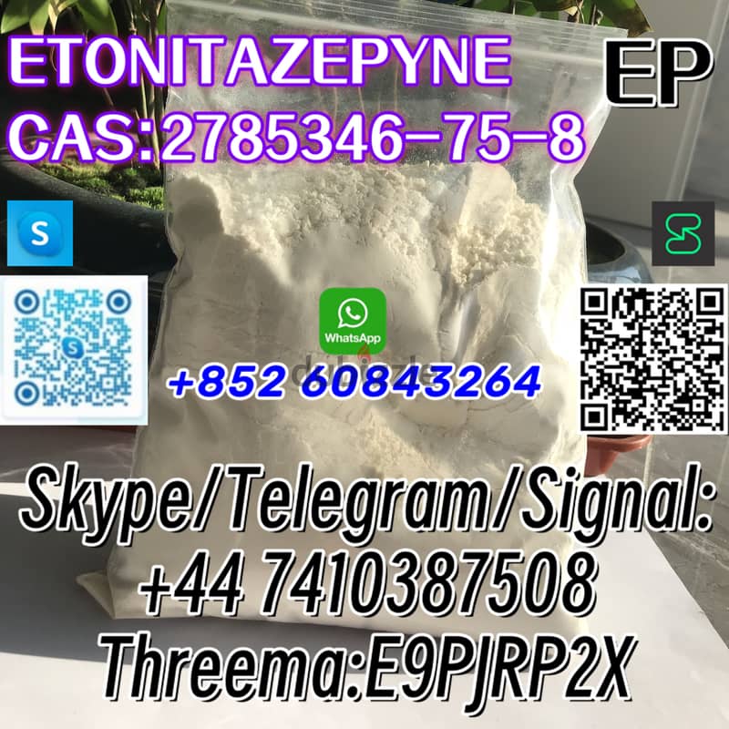 ETONITAZEPYNE  CAS:2785346-75-8  Skype/Telegram/Signal: +44 7410387508 5