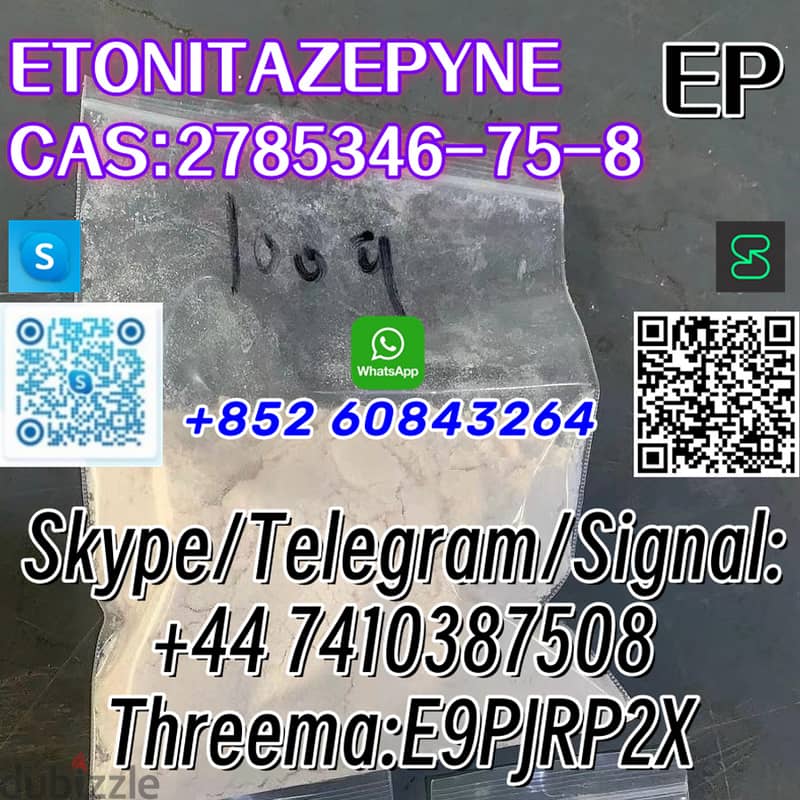 ETONITAZEPYNE  CAS:2785346-75-8  Skype/Telegram/Signal: +44 7410387508 7