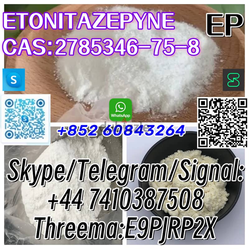 ETONITAZEPYNE  CAS:2785346-75-8  Skype/Telegram/Signal: +44 7410387508 8