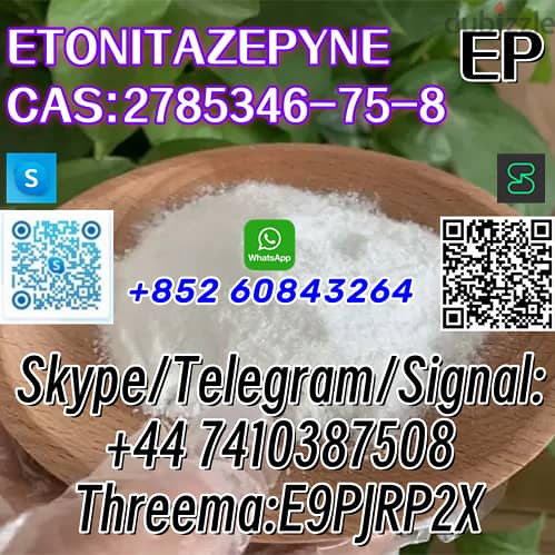 ETONITAZEPYNE  CAS:2785346-75-8  Skype/Telegram/Signal: +44 7410387508 11