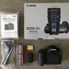 Canon EOS 5D Mark IV DSLR Camera with 24-105mm f4L II Lens 0