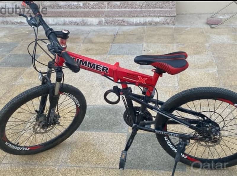 hummer cycle red 26inch 1
