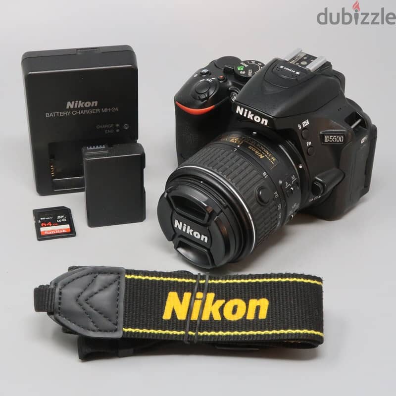 Nikon D D5500 24.2MP Digital SLR Camera 4