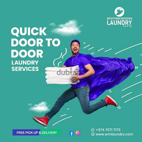 Free Laundry Pickup & Delivery 2