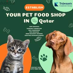 Setup Your Pet Food Shop in Qatar