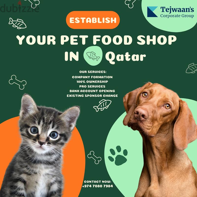 Setup Your Pet Food Shop in Qatar 0