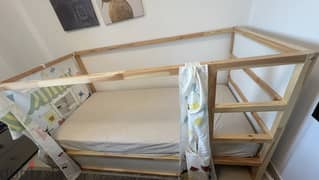 Kids Reversible bed with Mattress - LIKE NEW