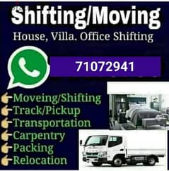 moving :- Shifting :-Removal :- Relocation Services house/villa/office