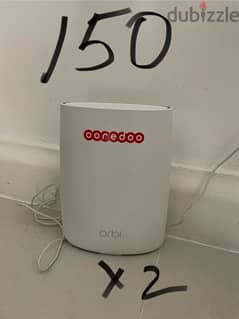 Ooredoo Orbi router and extender