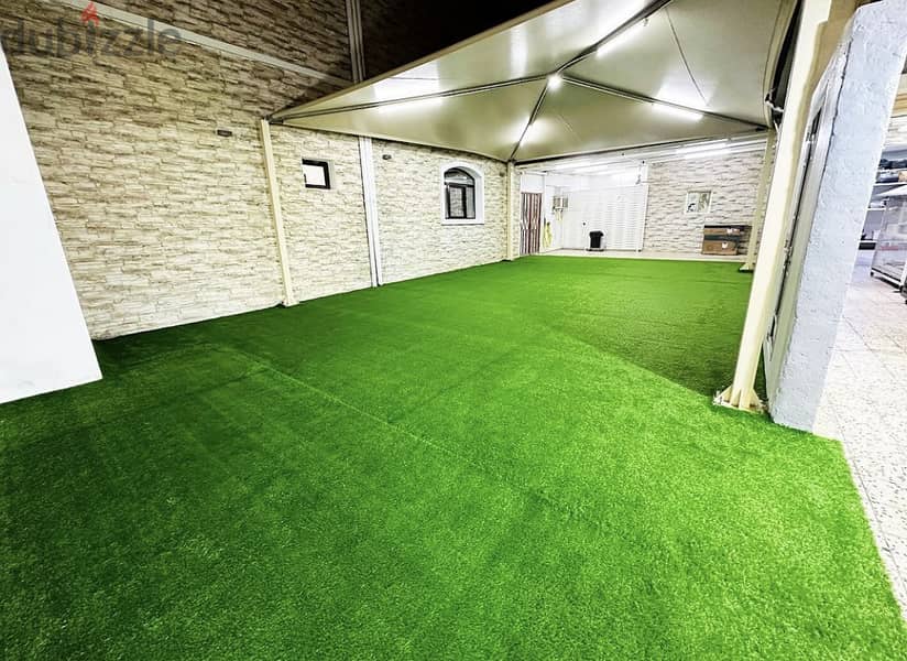 Artificial grass carpet installation 1