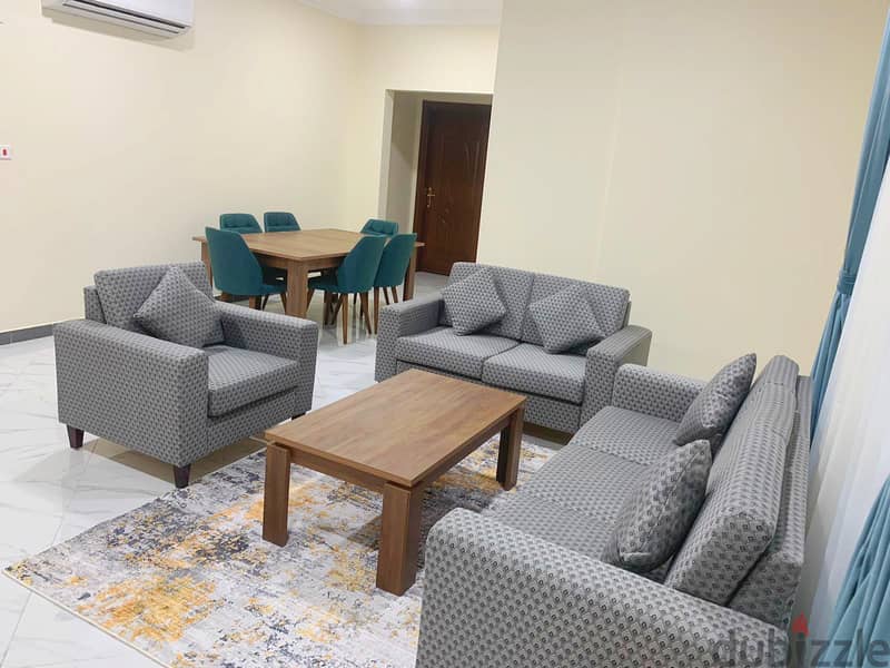 Including bills. . . 2 bhk brand new furnished apartment at wakra 0