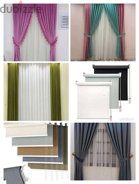 Curtain and Rollers Shop / We Selling New Curtain and Rollers 2