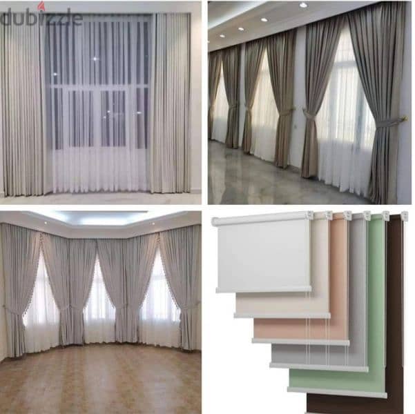 Curtain and Rollers Shop / We Selling New Curtain and Rollers 4