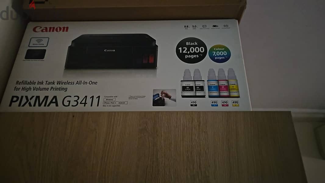 Canon Ink Tank Printer PIXMA G3411 - Monitors, Printers & Other ...
