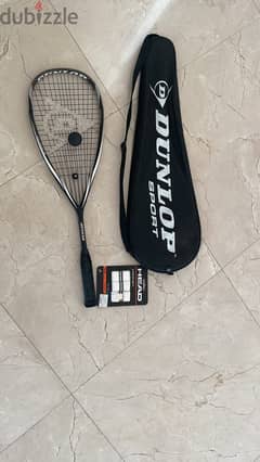 Dunlop squash racket