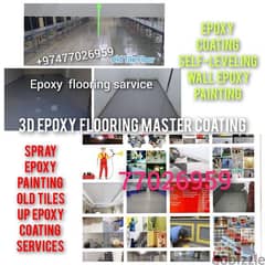 Wall painting epoxy flooring bulding maintenance services