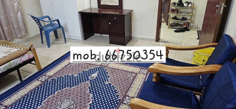 Fully Furnished big bed room with seperate bath room 1