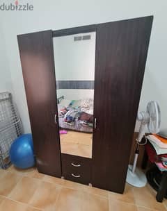 Cabinet + Shelf Unit + Wall Mirror