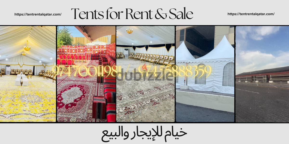 Tents & Genrators for rent or Sale in Qatar for all events by BASMH 13