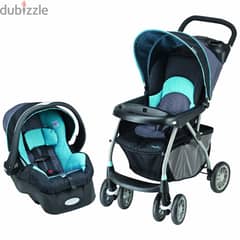 Stroller 2 in 1 Newborn Pram Foldable Infant Pushchair