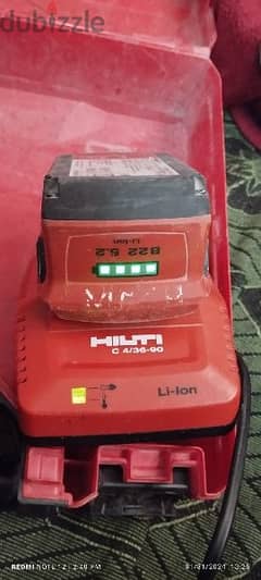 HILTI Battery drill machine along with 2nos battery and charger