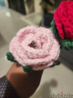 Flower beautiful Rose Crochet handmade