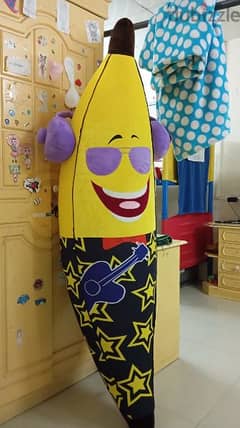 Banana Plushie air filled toy 6 feet atleast