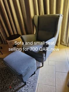 sofa and leg seat