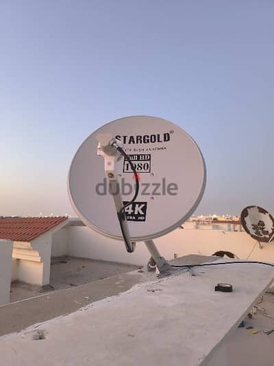 Satellite Dish Tv Antenna Fixing