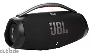 JBL Boombox 3 Black Portable Bluetooth Speaker, Water and Dust Resist