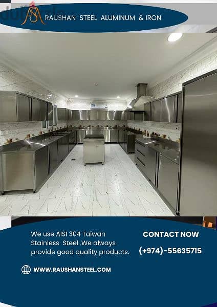 Stainless Steel Kitchen Cabinet Full project 2