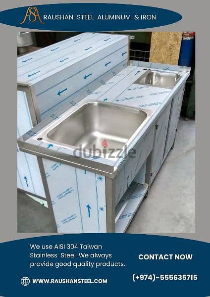 Stainless Steel Sink Bowl Pot wash sink 2