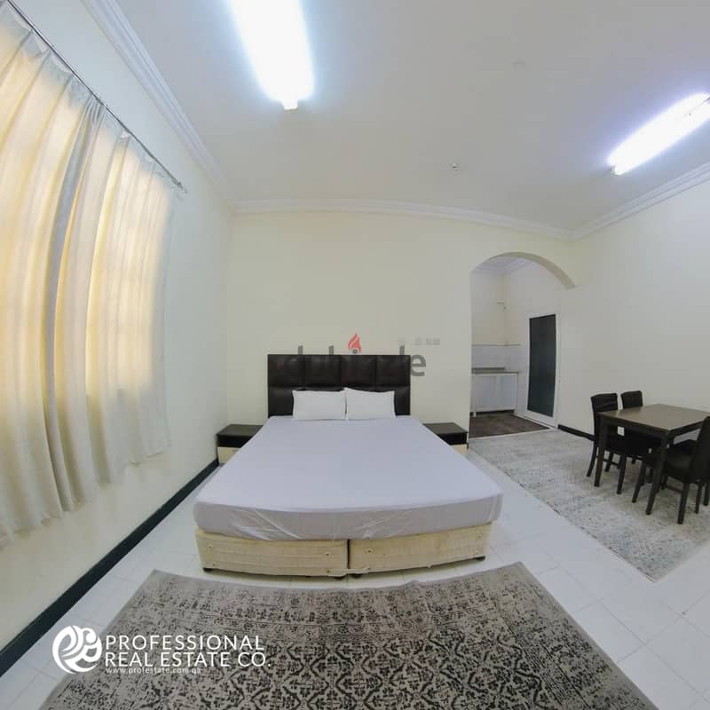 Fully Furnished | Studio Type Part of A Villa in Umm Lekhba | 0