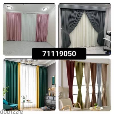 We Make All kinds of New Curtains,Roller,Blackout also installation