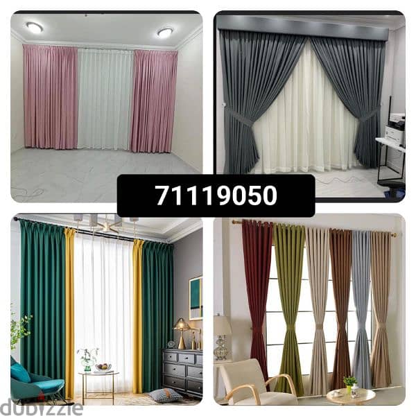 We Make All kinds of New Curtains,Roller,Blackout also installation 0