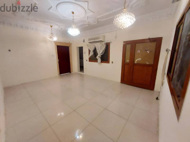 Spacious unfurnished 1bhk ground-floor in Al-Wakra for families. 2