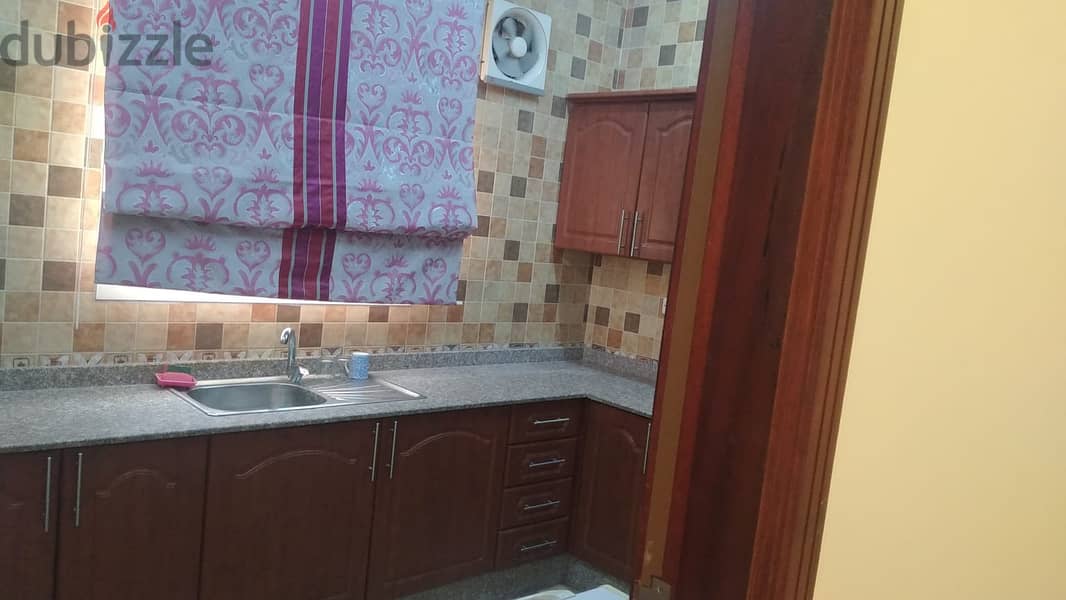 Flat for rent in Al Wakrah, fully furnished for family 8