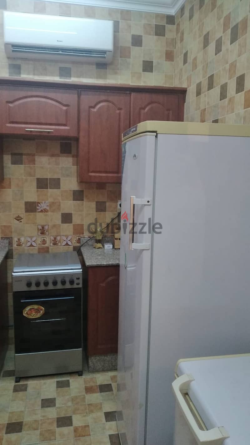 Flat for rent in Al Wakrah, fully furnished for family 10